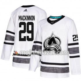 Dresovi Colorado Avalanche Nathan MacKinnon 29 2019 All-Star Adidas Bijela Authentic - Muške